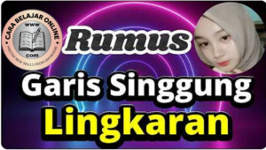 Garis Singgung Sudut Lingkaran matematika untuk belajar secara inline
