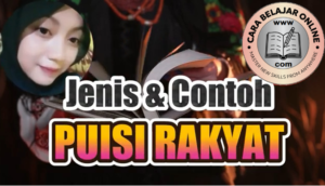 Jenis dan Contoh Puisi Rakyat